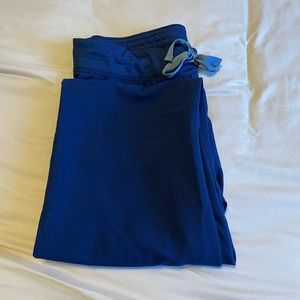 FIGS navy Livingston scrub pants